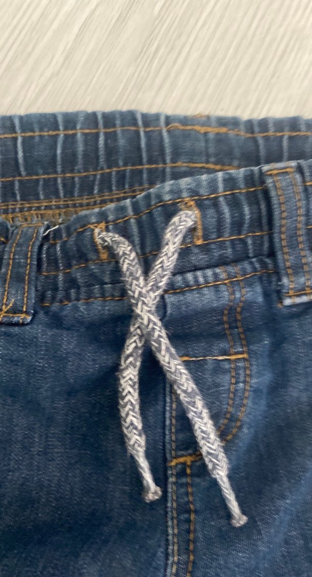 Gri Mavi Rahat Kesim Erkek Kot Pantolon - Görsel 4