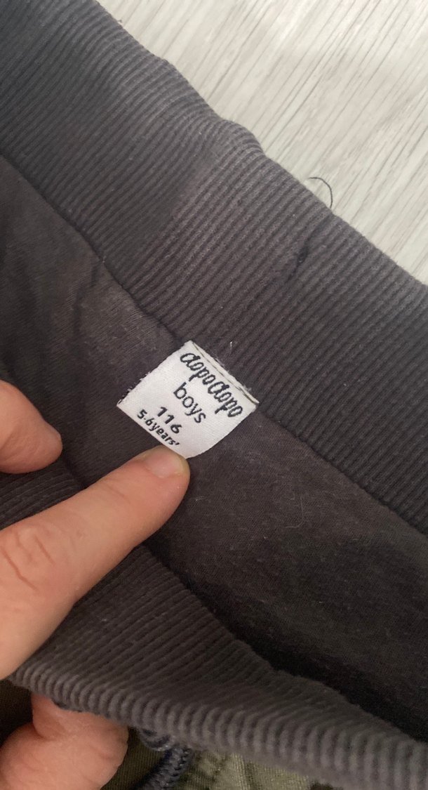 Erkek Çocuk Kamuflaj Desenli Bol Kesim Pantolon - Görsel 5