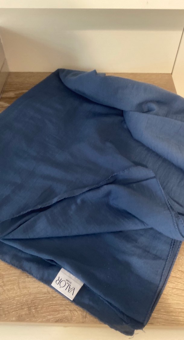 Gri Keten Kadın Şal - Görsel 2