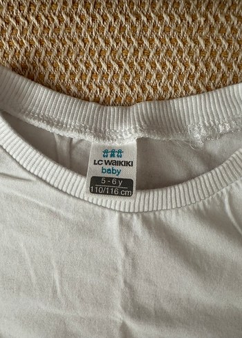 Beyaz Çocuk Kısa Kollu Atlet - Görsel 2