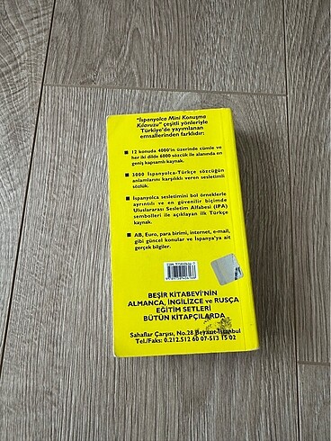 ispanyolca kinusma klavuzu sozluk - Görsel 2