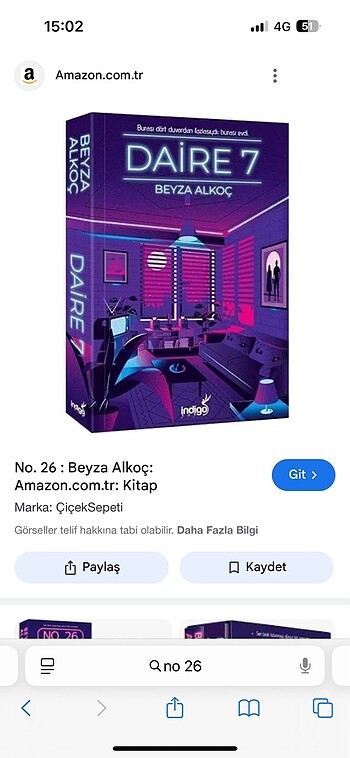 Daire 7 kitap