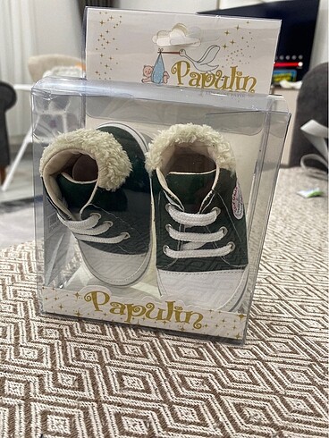 17 Beden E bebek papulin marka bebek ayakkabısı
