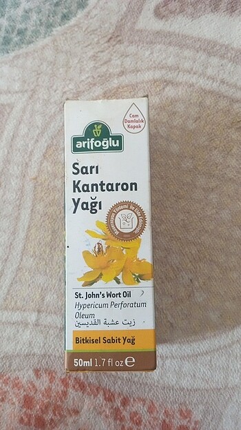 Sari kantaron yağı