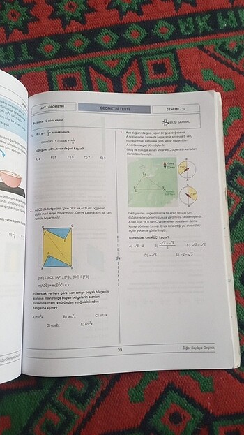 Beden Tyt ayt geometri deneme