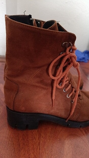 Kadın süet bot - Görsel 3