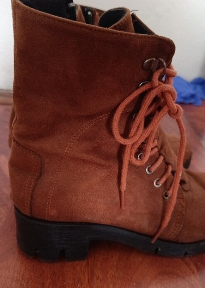 Kadın süet bot - Görsel 3