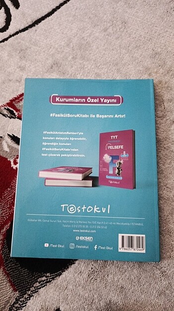  Testoku, Eksen YAYINLARI TYT felsefe konu fasikülleri