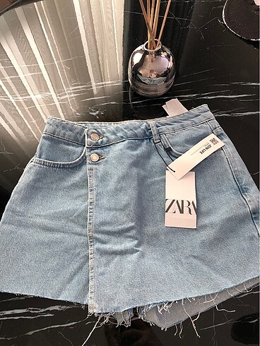 Zara denim şort etek