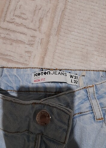 l Beden Koton yırtık jean 