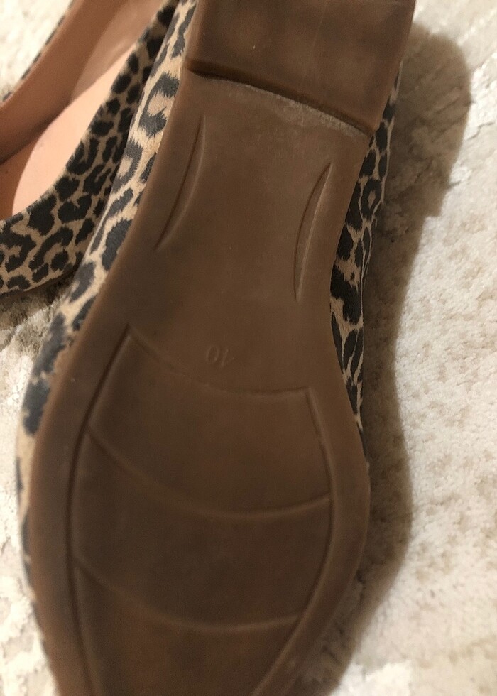 Leopar desenli babet - Görsel 4