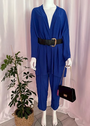 Mavi Kadın Takım Elbise - Görsel 2