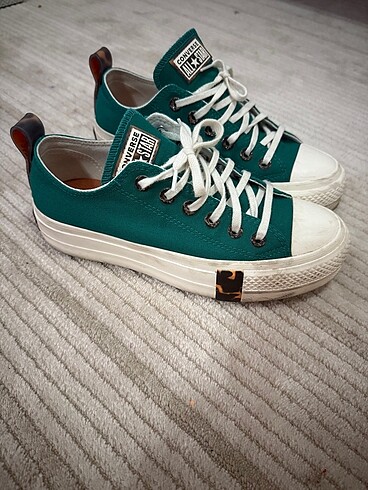 Yeşil yüksek taban converse - Görsel 2