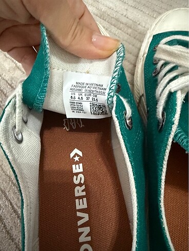 Yeşil yüksek taban converse - Görsel 4