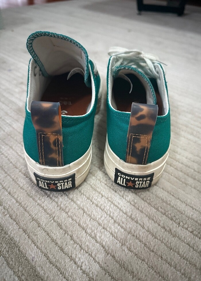 Yeşil yüksek taban converse - Görsel 3