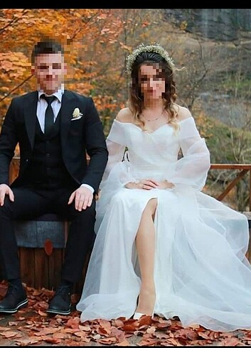 Nikah abiye beyaz elbise - Görsel 4