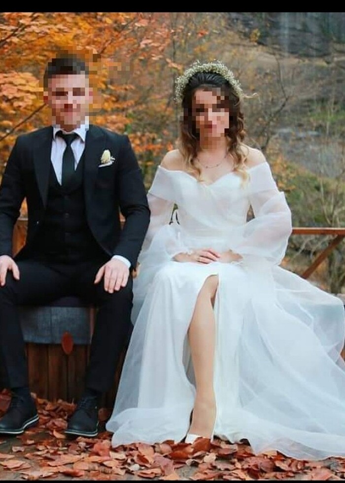 Nikah abiye beyaz elbise - Görsel 4