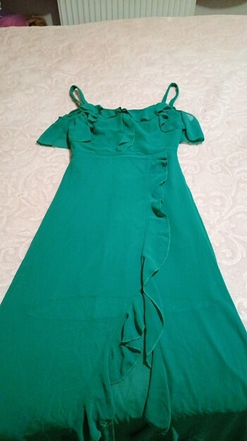 Yeşil şirin abiye - Görsel 2