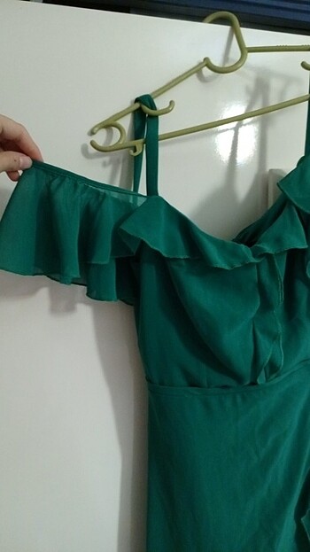 Yeşil şirin abiye - Görsel 5