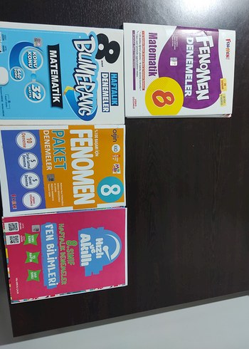 8. Sınıf Matematik ve Fen Bilimleri Deneme Kitapları Paketi