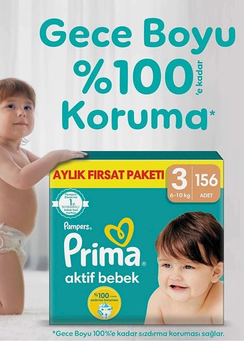 Aktif Bebek, Bebek Bezi 3 Numara