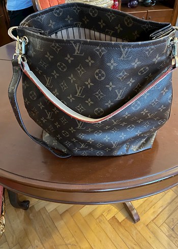 Kahverengi Deri Parisian Kadın Çanta - Görsel 3