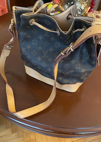 Kahverengi Baskılı Deri Kadın Çanta - Görsel 2