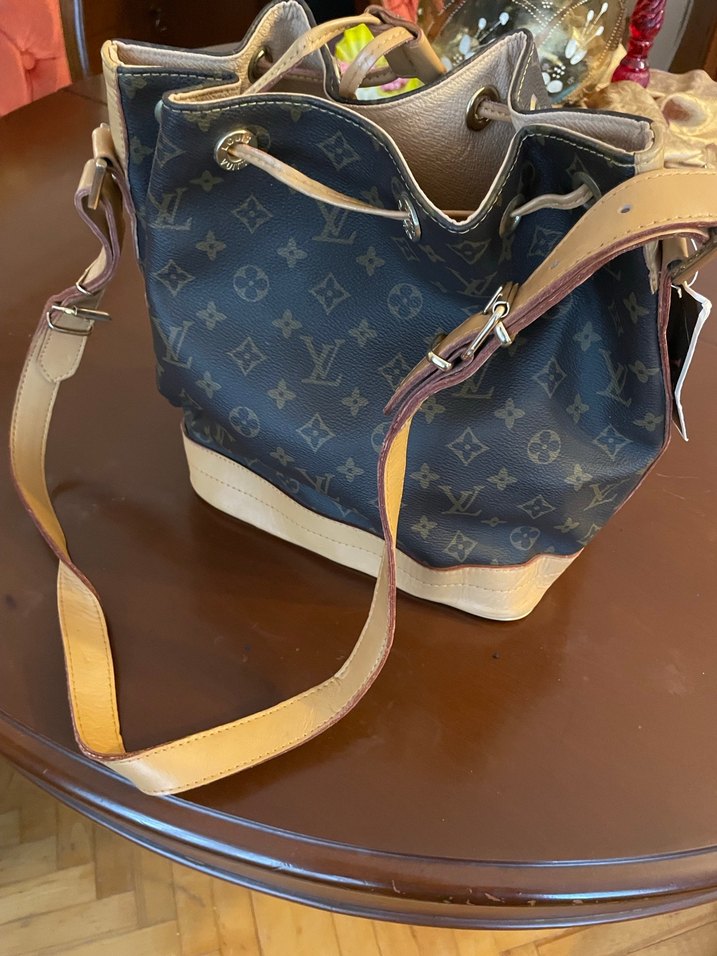 Kahverengi Baskılı Deri Kadın Çanta - Görsel 2