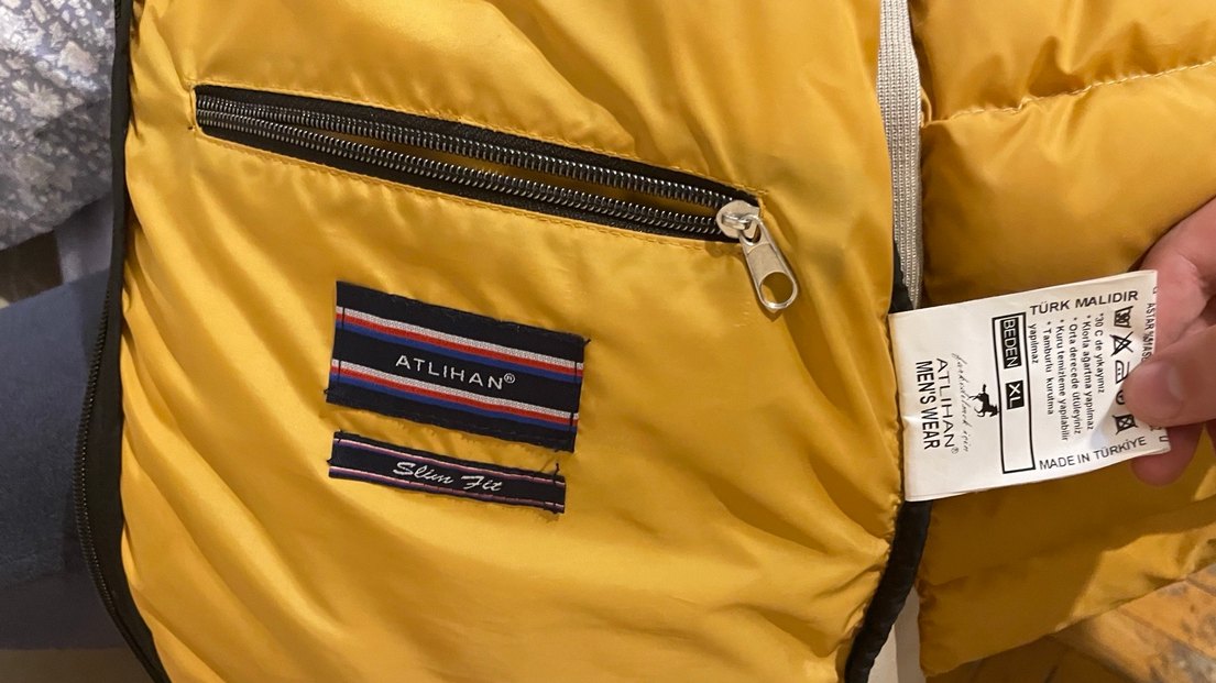 Bej Fermuarlı Erkek mont - Görsel 4