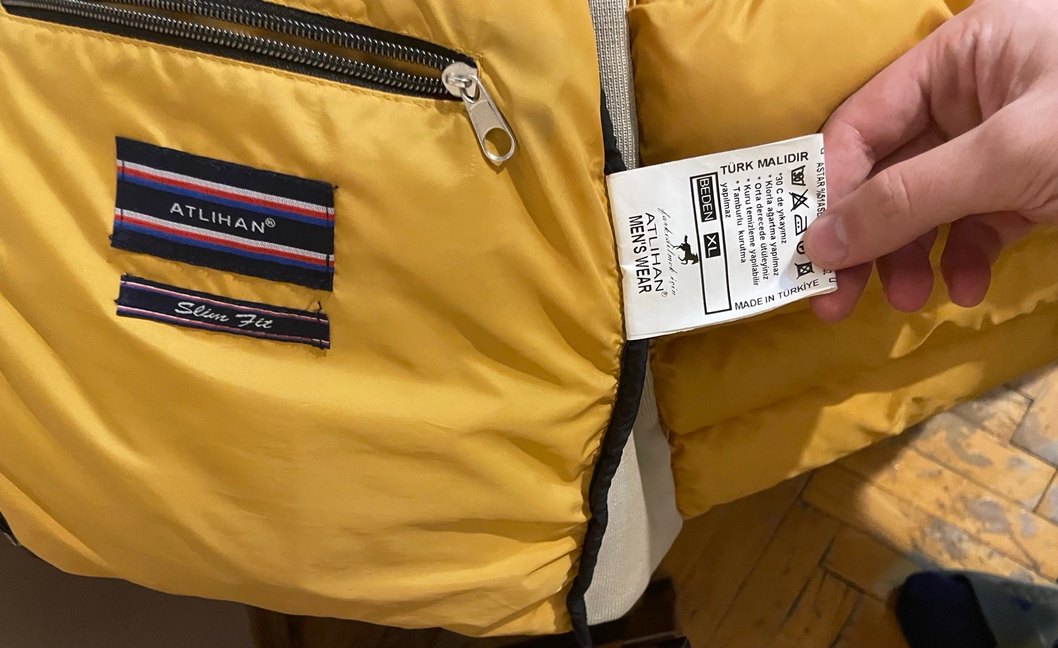 Bej Fermuarlı Erkek mont - Görsel 5