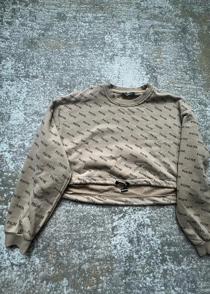 Uzun kollu crop - Görsel 2