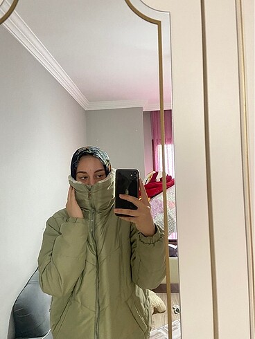 İçi tüylü mont - Görsel 5