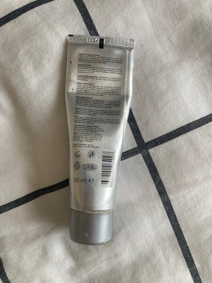 Claderm Pure Arındırıcı kil Maske 50 ml - Görsel 2