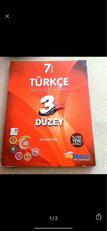 7.sınıf Türkçe test kitabı