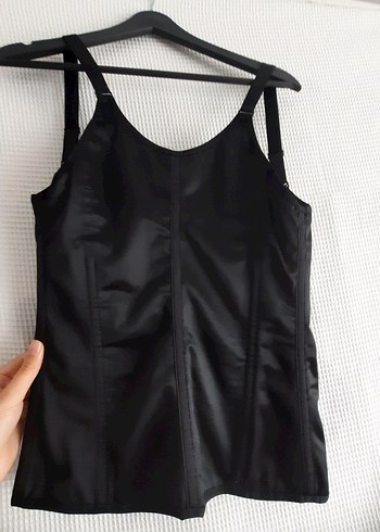 Siyah Göğüs Açma Detaylı Korse - Görsel 5