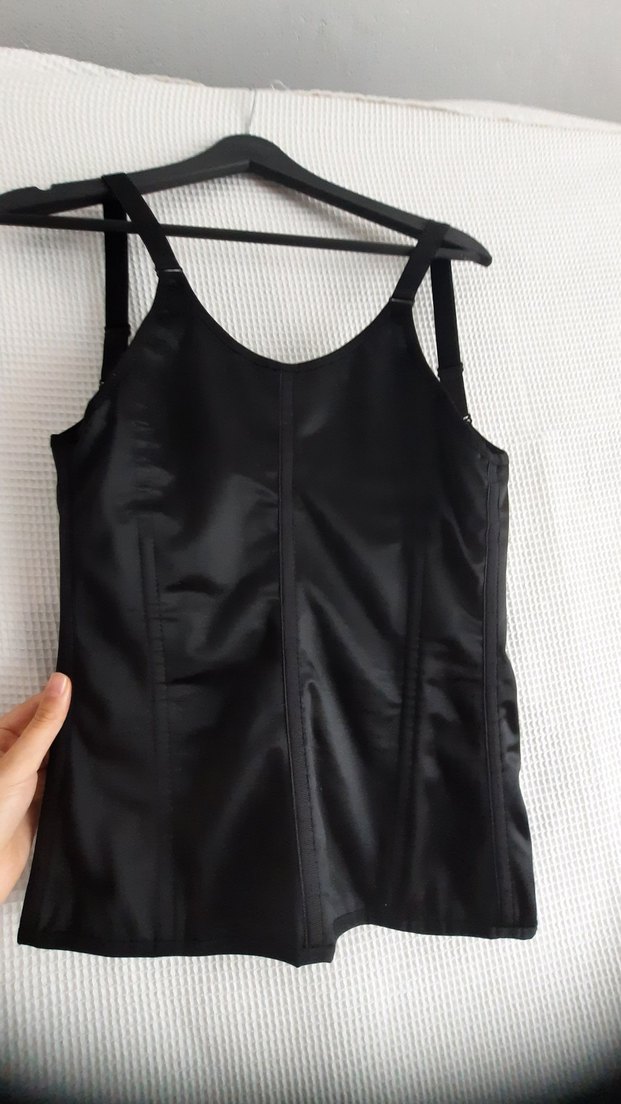 Siyah Göğüs Açma Detaylı Korse - Görsel 5