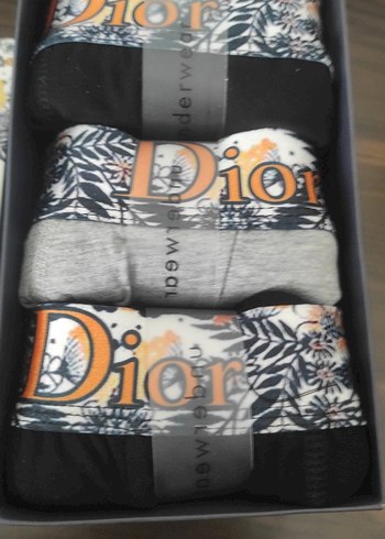 Dior Dior Desenli Erkek Boxer 3'lü Paket