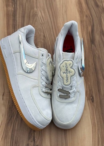 Nike Air FORCe travis Scott 40-41-42-43-44-45 numara mevcut
