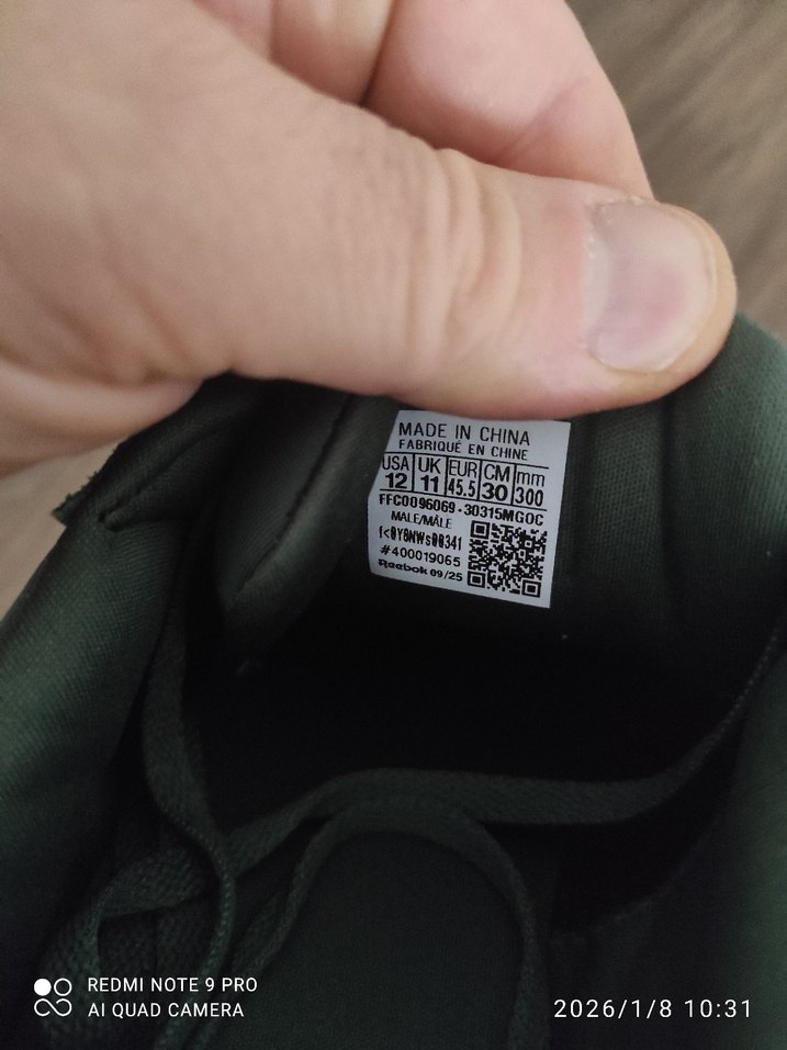 Reebok spor ayakkabı 45.5 numara - Görsel 5