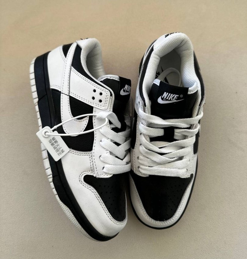 Beyaz Siyah Nike Spor Ayakkabı - Görsel 2