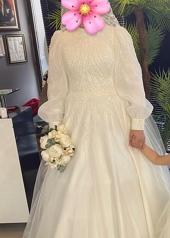 42 Beden Helen model taşlı gelinlik