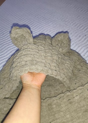 büyükler için Örme atkılı bere - Görsel 6