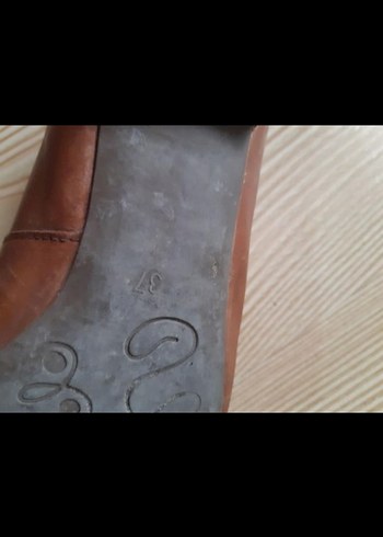 Bej Deri TOMARİS Kadın Babet - Görsel 4