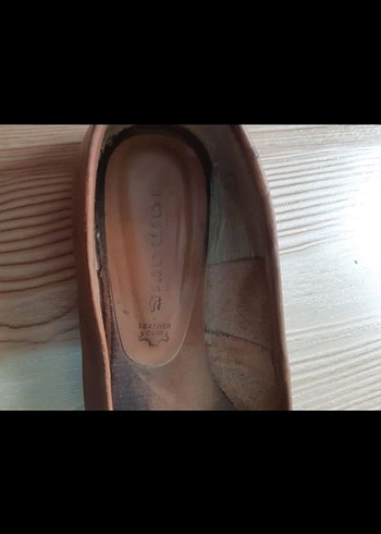 Bej Deri TOMARİS Kadın Babet - Görsel 3