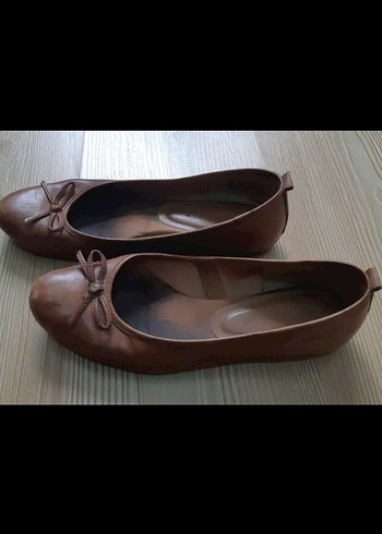 Bej Deri TOMARİS Kadın Babet - Görsel 2