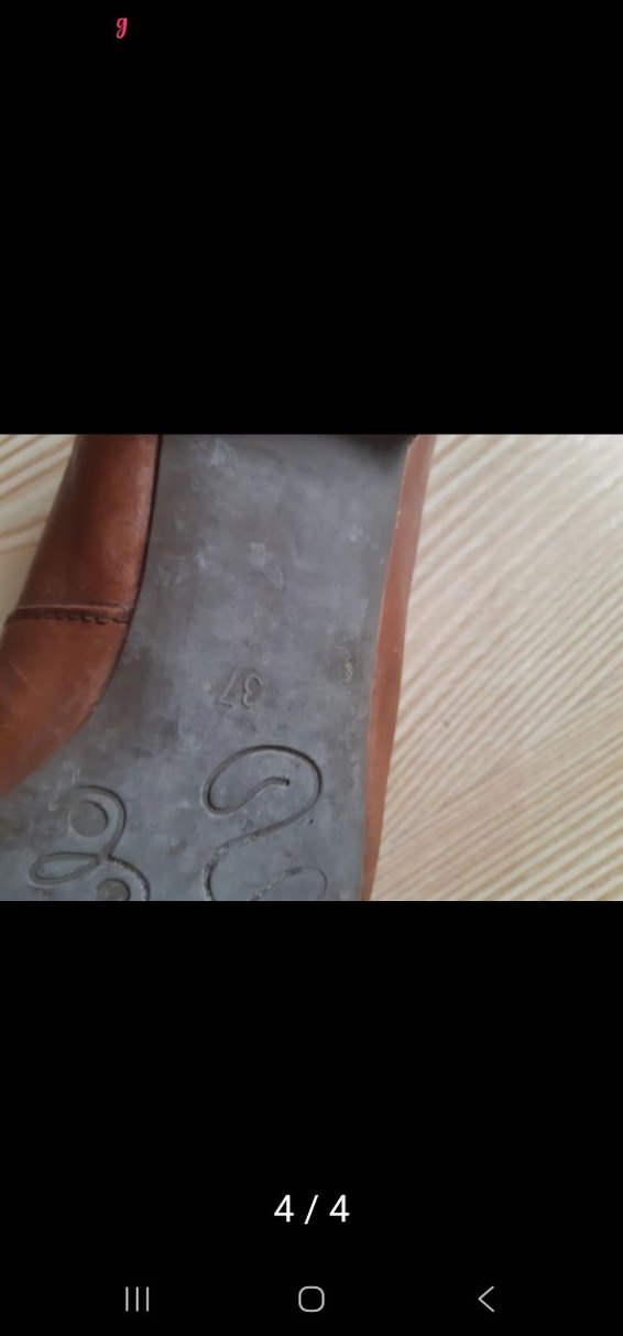 Bej Deri TOMARİS Kadın Babet - Görsel 4