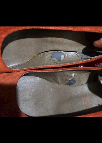 Kahverengi BARBARA HELLER Süet Kadın Dolgu Topuk Ayakkabı - Görsel 7