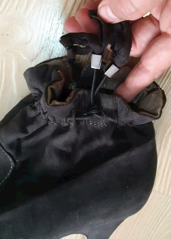 Siyah Lastikli Topuklu Gotik "Hanna White "Kadın Bot - Görsel 4