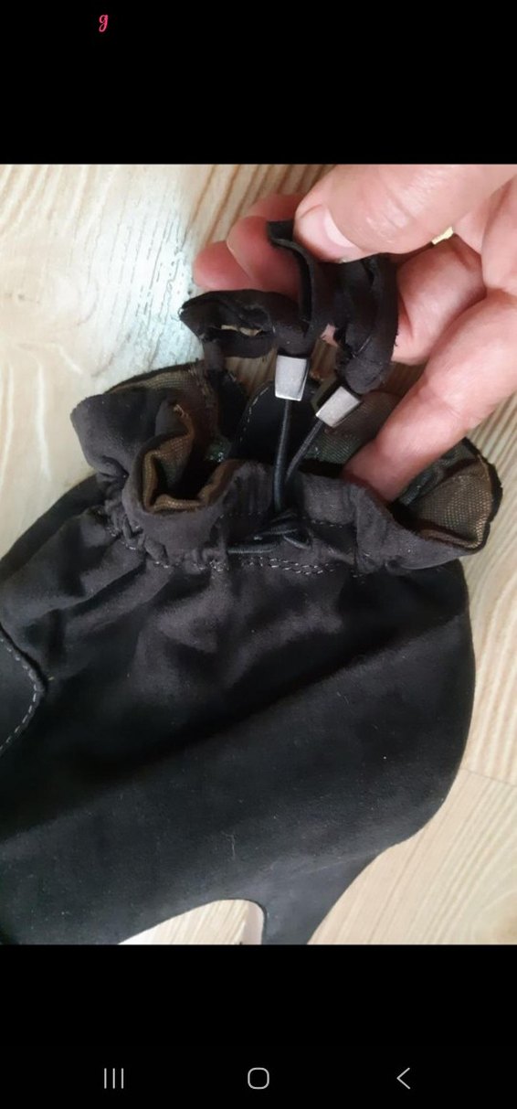 Siyah Lastikli Topuklu Gotik "Hanna White "Kadın Bot - Görsel 4