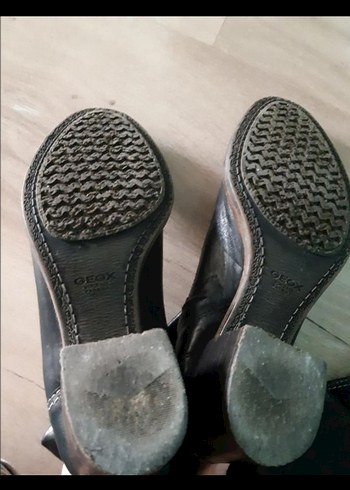 Gri Deri Dizüstü Topuklu Kadın Çizme - Görsel 6